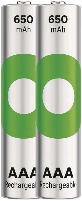 GP ReCyko NiMH Akkumulátor HR03 (AAA), 650mAh, 2db (B25162)