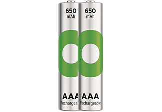 GP ReCyko NiMH Akkumulátor HR03 (AAA), 650mAh, 2db (B25162)