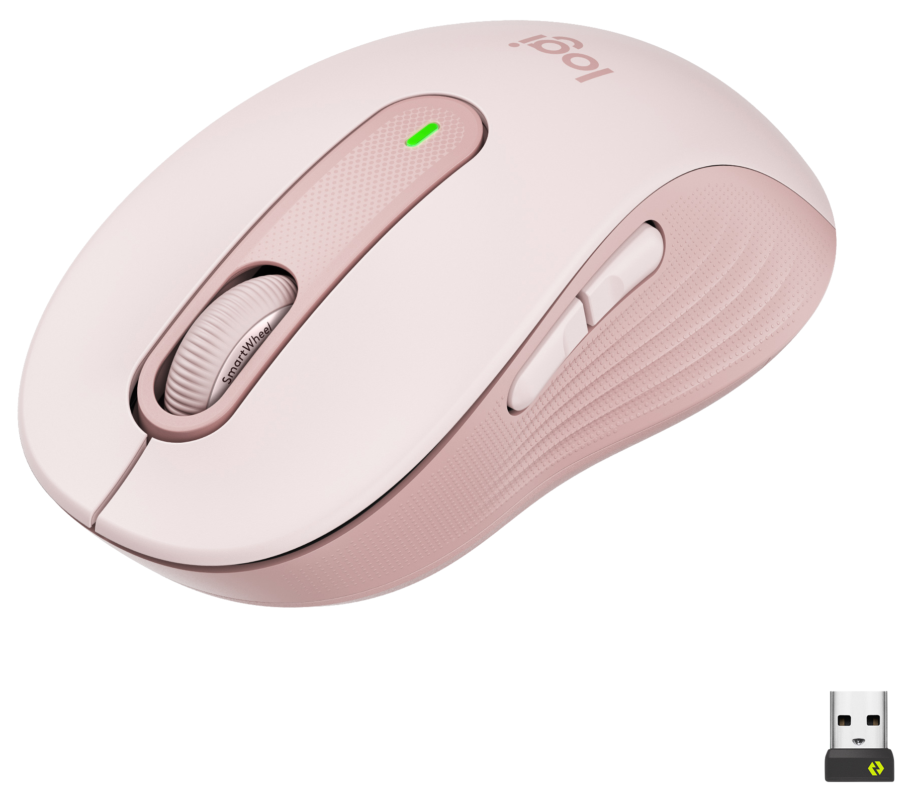 LOGITECH Signature M650 vezeték nélküli optikai egér, rózsaszín (910-006254)