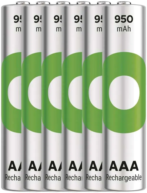 GP ReCyko NiMH Akkumulátor HR03 (AAA), 950mAh, 6db (B2511V)