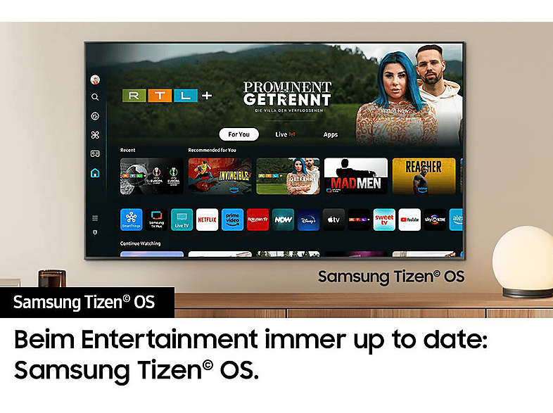 SAMSUNG GU43DU7170U LED TV (Flat, 43 Zoll / 108 cm, UHD 4K, SMART TV, Tizen)
