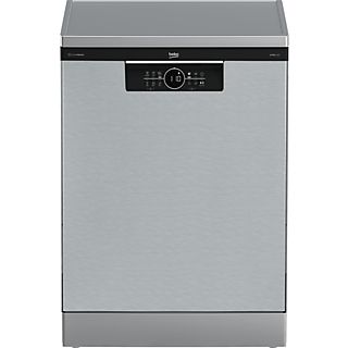 Lavavajillas - Beko BDFN26440XC, 14 servicios, 6 programas, 59.8 cm, Libre instalación, Inox