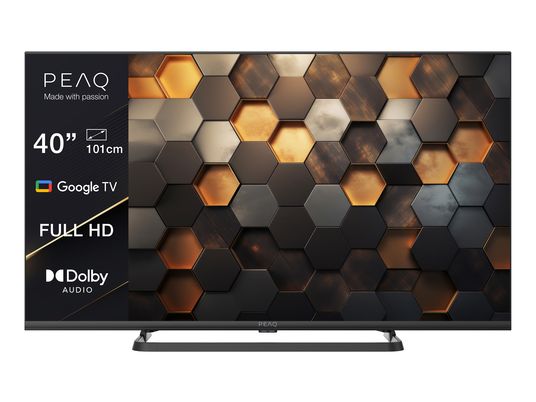 PEAQ PTV 40GF-5024C TV (Flat, 40 " / 100 cm, Full-HD, Smart TV, Google TV)