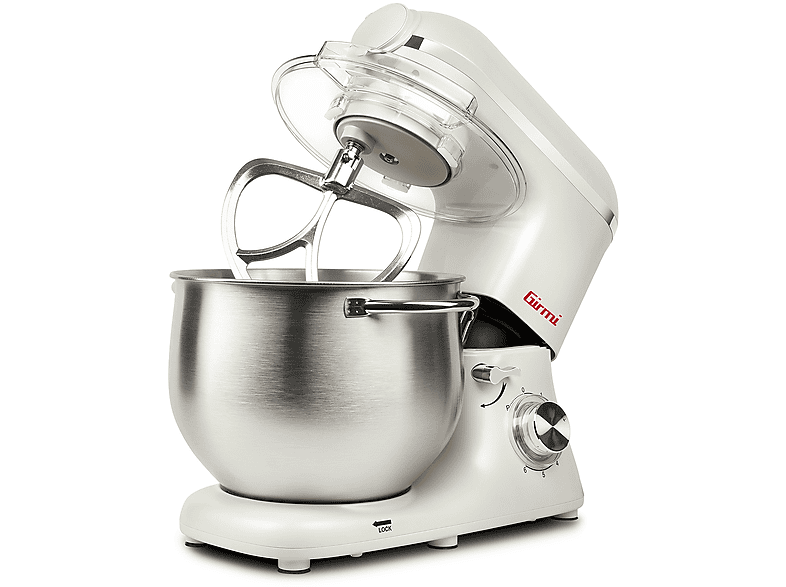 Girmi Impastatrice 8lt Impastatrice Planetaria, 2200 W, capacità ciotola 8 l, Crema