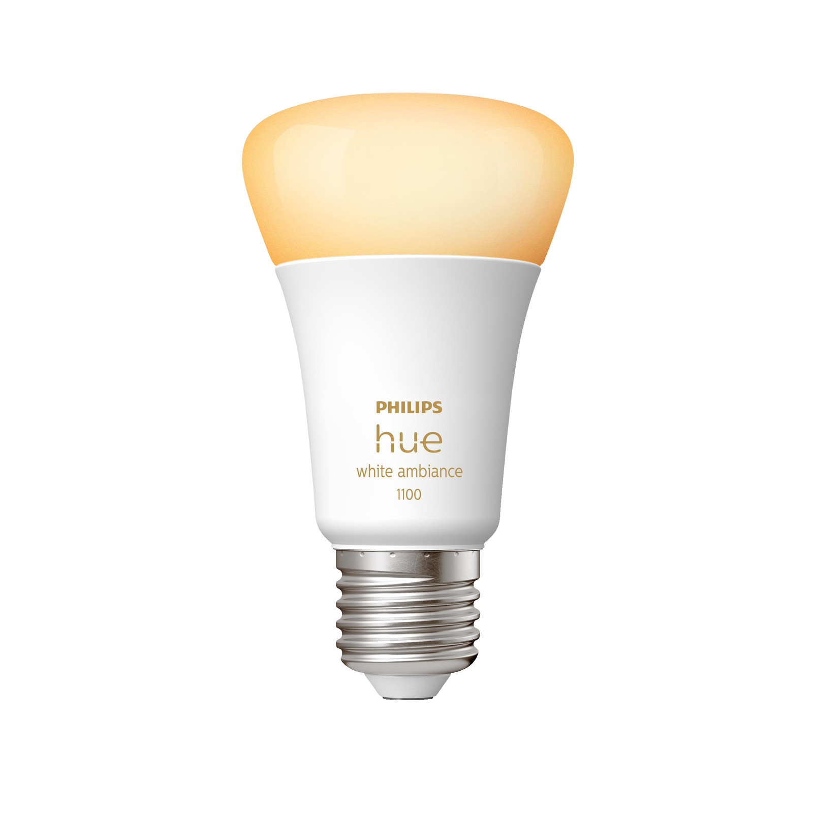 PHILIPS Hue White Ambiance E27 Einzelpack 1100 светодиодных ламп с подсветкой белого цвета