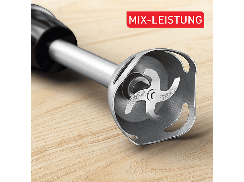 Tefal HB6738 Quickchef+ Stabmixer (Silber, 1000 Watt, 500 + 800 ml) — Foto 3 von 5