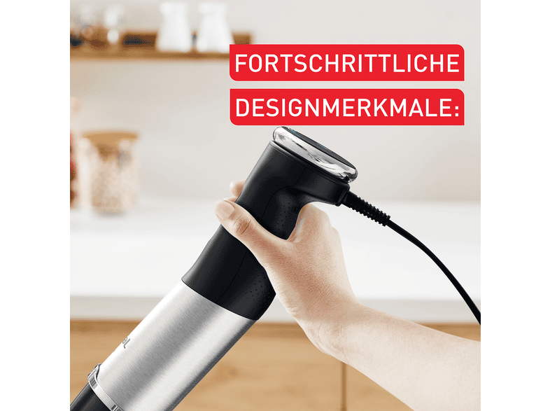 Tefal HB6738 Quickchef+ Stabmixer (Silber, 1000 Watt, 500 + 800 ml) — Foto 2 von 5