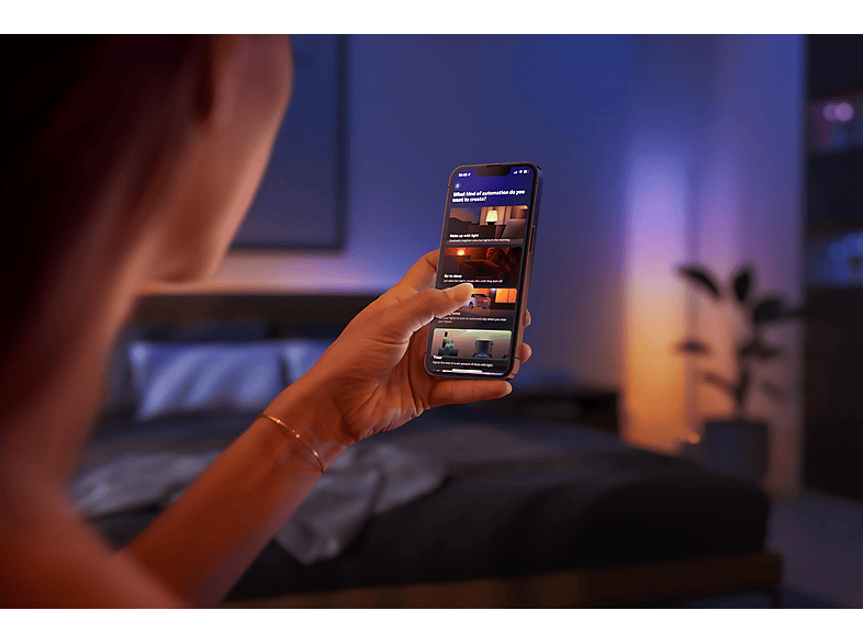 Thumbnail - PHILIPS Hue Gradient Signe Weiße Stehleuchte Mehrfarbig