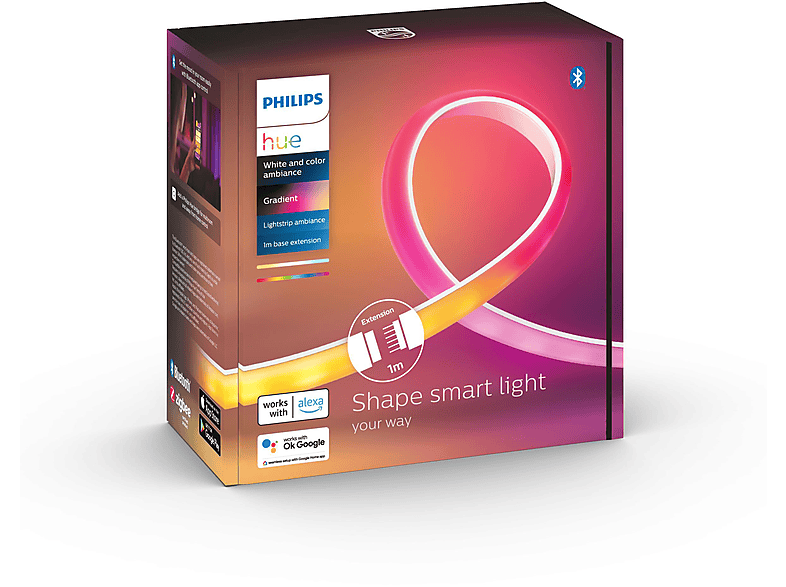 Thumbnail - PHILIPS Hue Gradient Ambience Lightstrip 1m Erweiterung 16 Mio. Farben