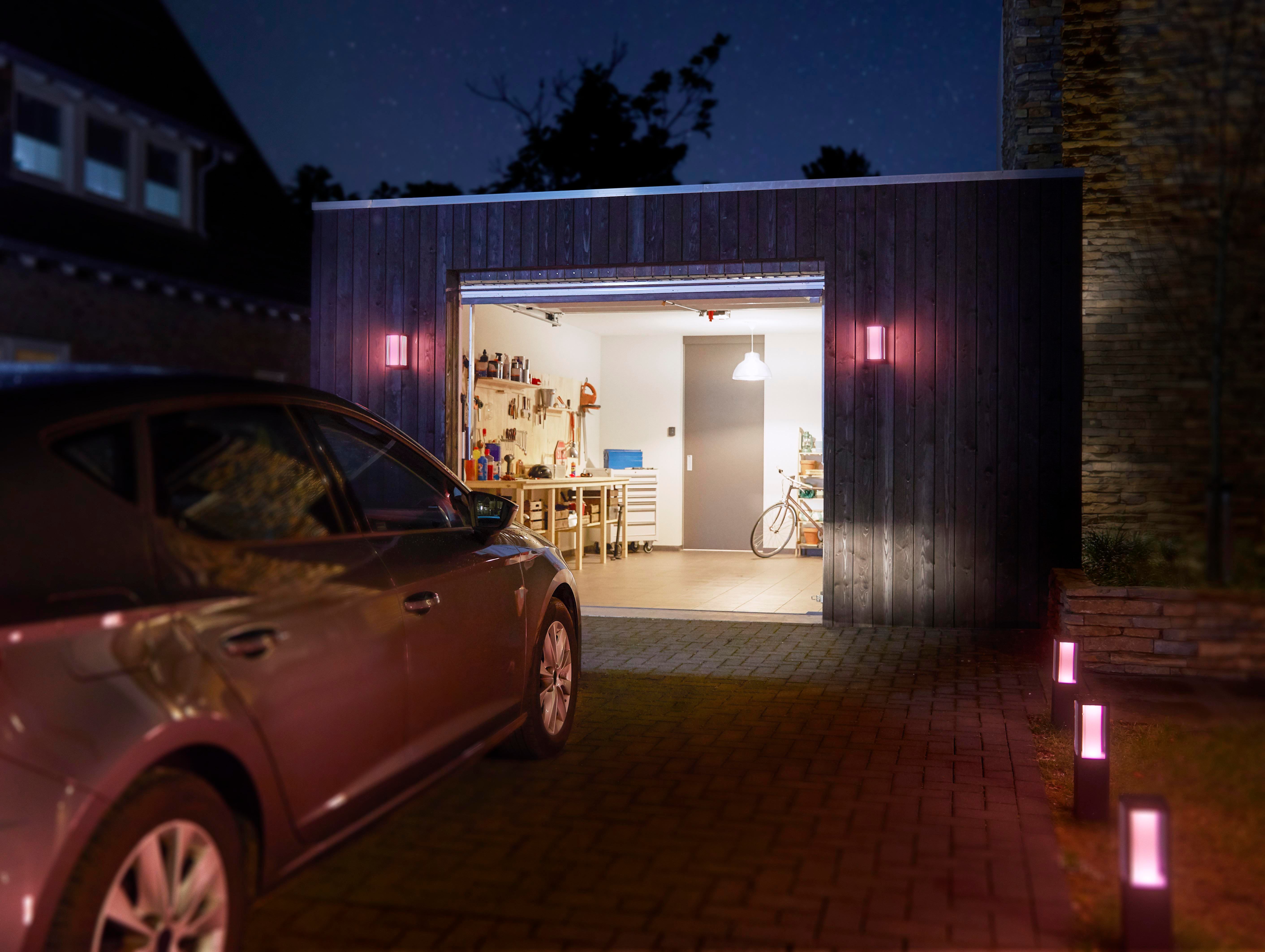 PHILIPS Hue White E27 Einzelpack  LED Lampe Warmweiß