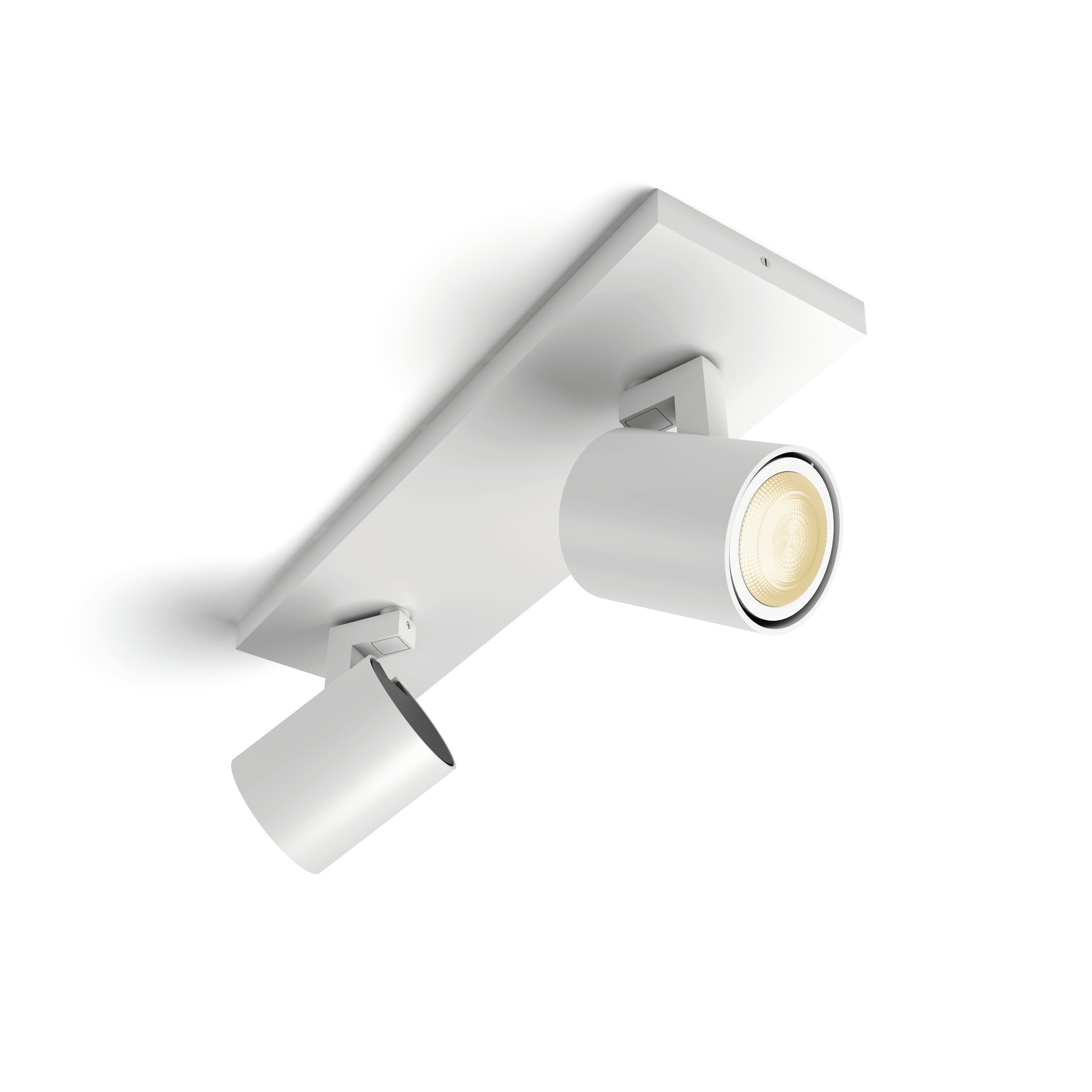 PHILIPS Hue White Amb. Runner Spot 2 flg. inkl. Dimmschalter Deckenleuche Warmweiß