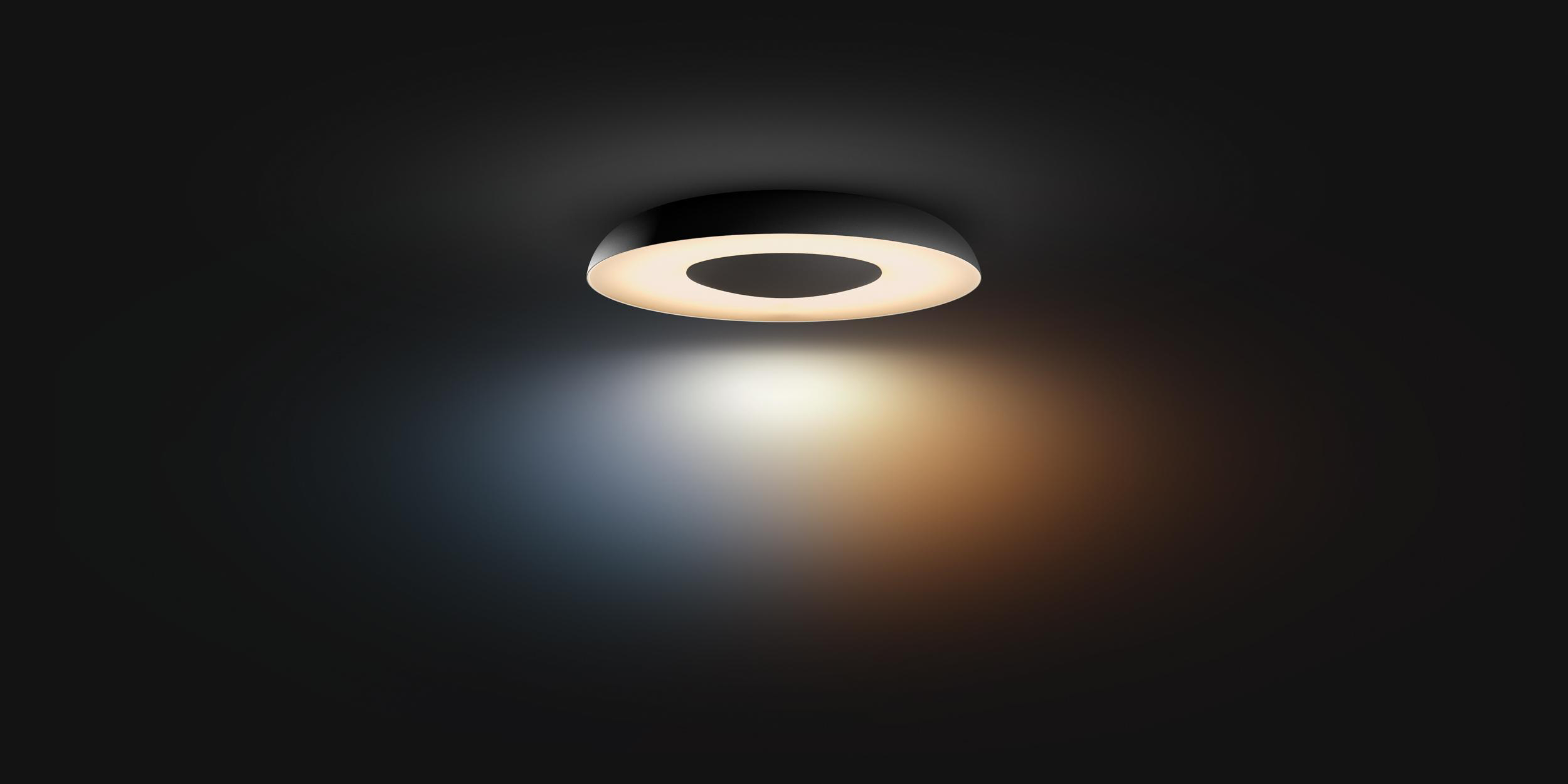 PHILIPS Hue White Amb. Still inkl. Dimmschalter Deckenleuchte Warmweiß