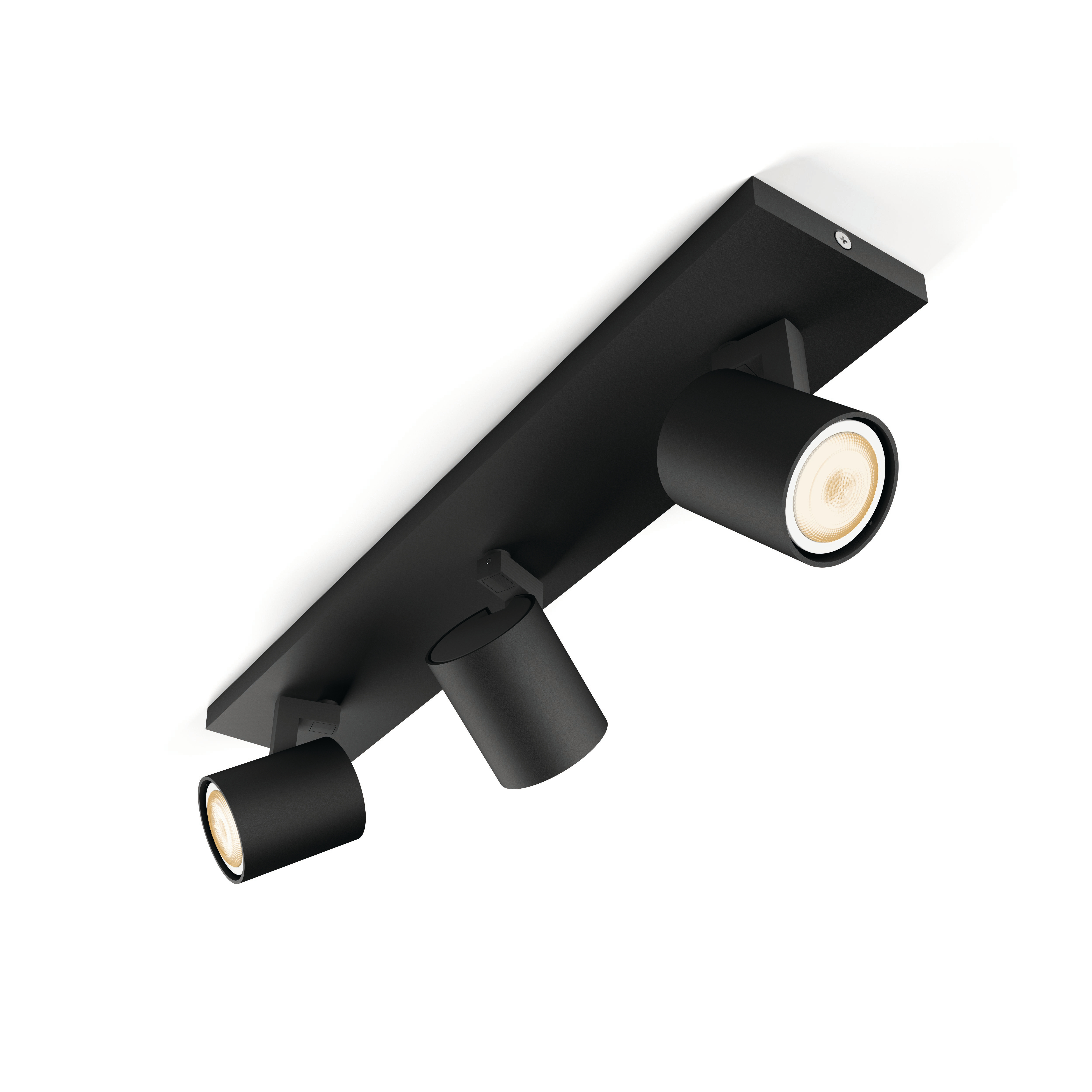 PHILIPS Hue White Amb. Runner Spot 3 flg. inkl. Dimmschalter Deckenleuche Warmweiß