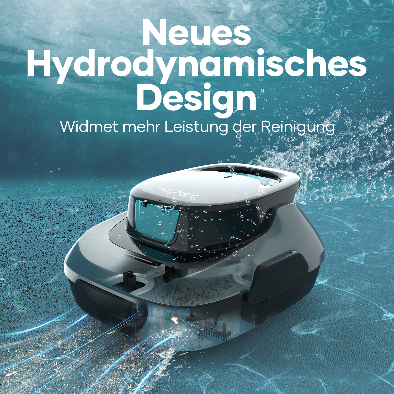 Rückspiegel auf dunkler Holzoberfläche.