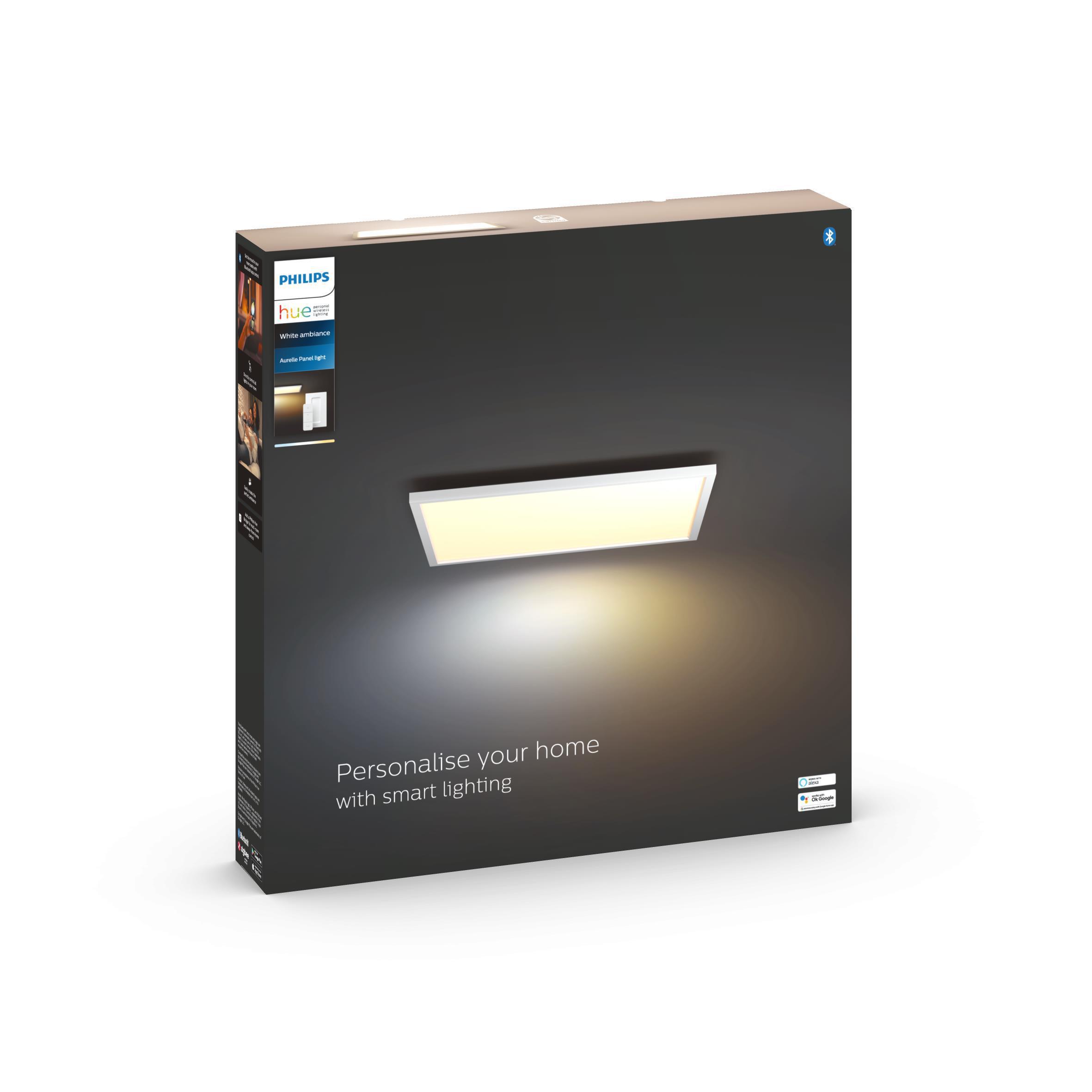 Philips Hue Smart Panel Light Box auf weißem Hintergrund.