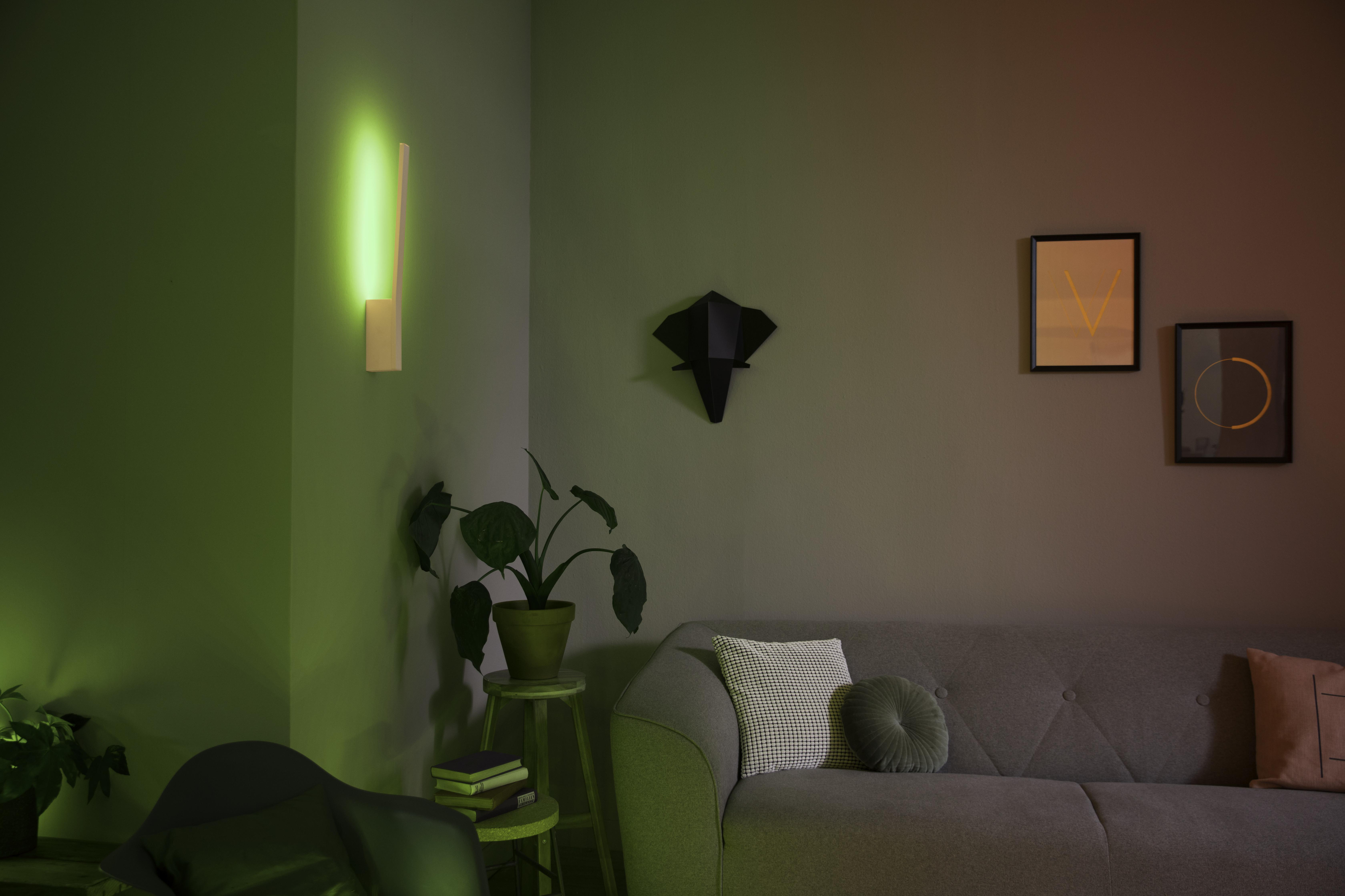 PHILIPS Hue White & Col. Amb. Liane Weiß 900lm Wandbeleuchtung Warmweiß