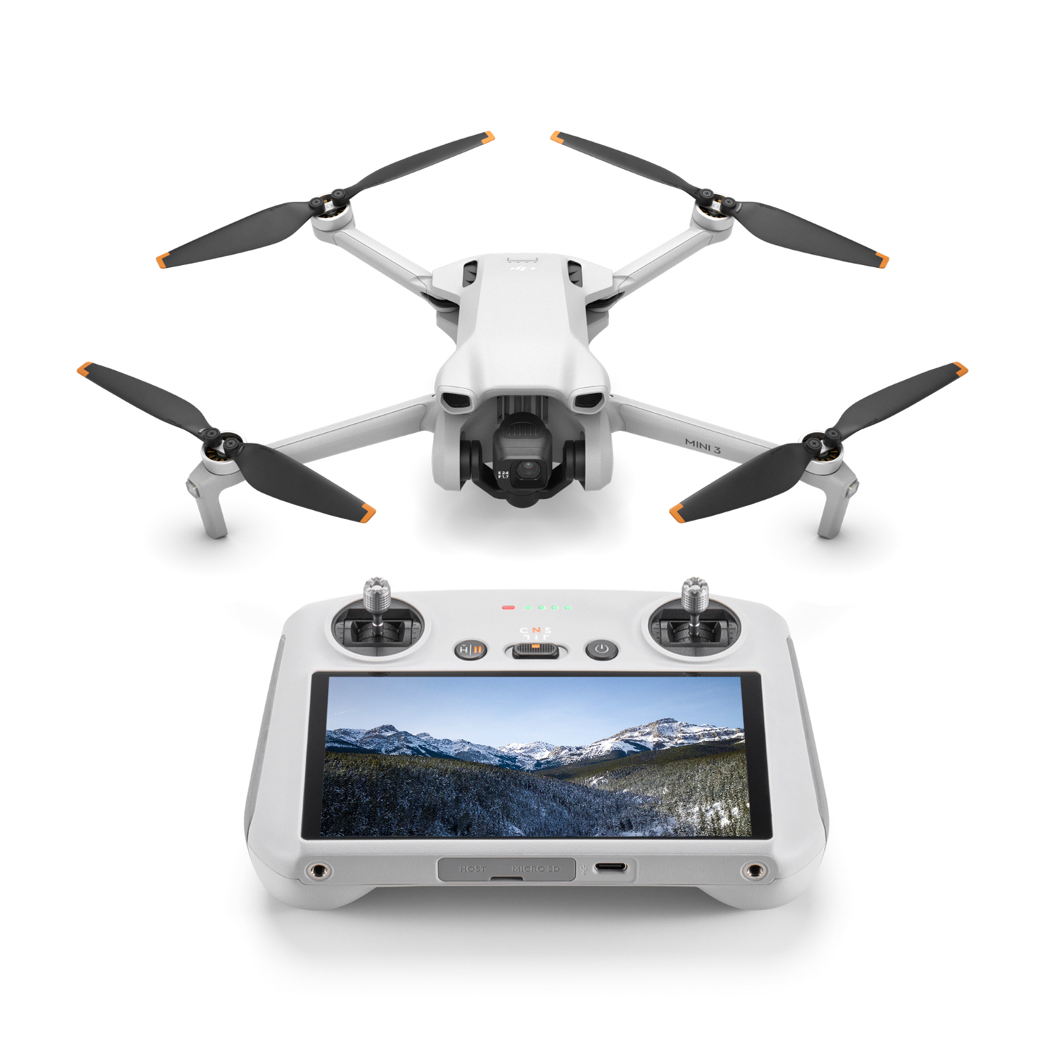 DJI Mini 3 con telecomando DJI RC: drone leggero e facile da usare