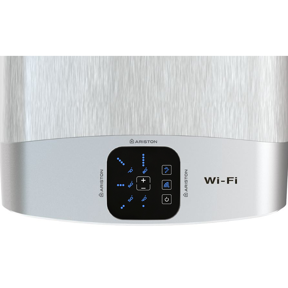 ARISTON VLS WIFI 50 EU O Lapos elektromos vízmelegítő, 50 l, beépített wifi, ECO EVO funkció, duplatartály