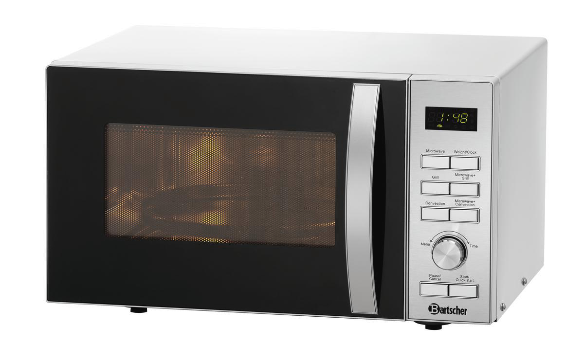 BARTSCHER 610847 14251M-HLGR, Gewerbliche Mikrowelle (900 Watt, Grillfunktion, Heißluftfunktion)