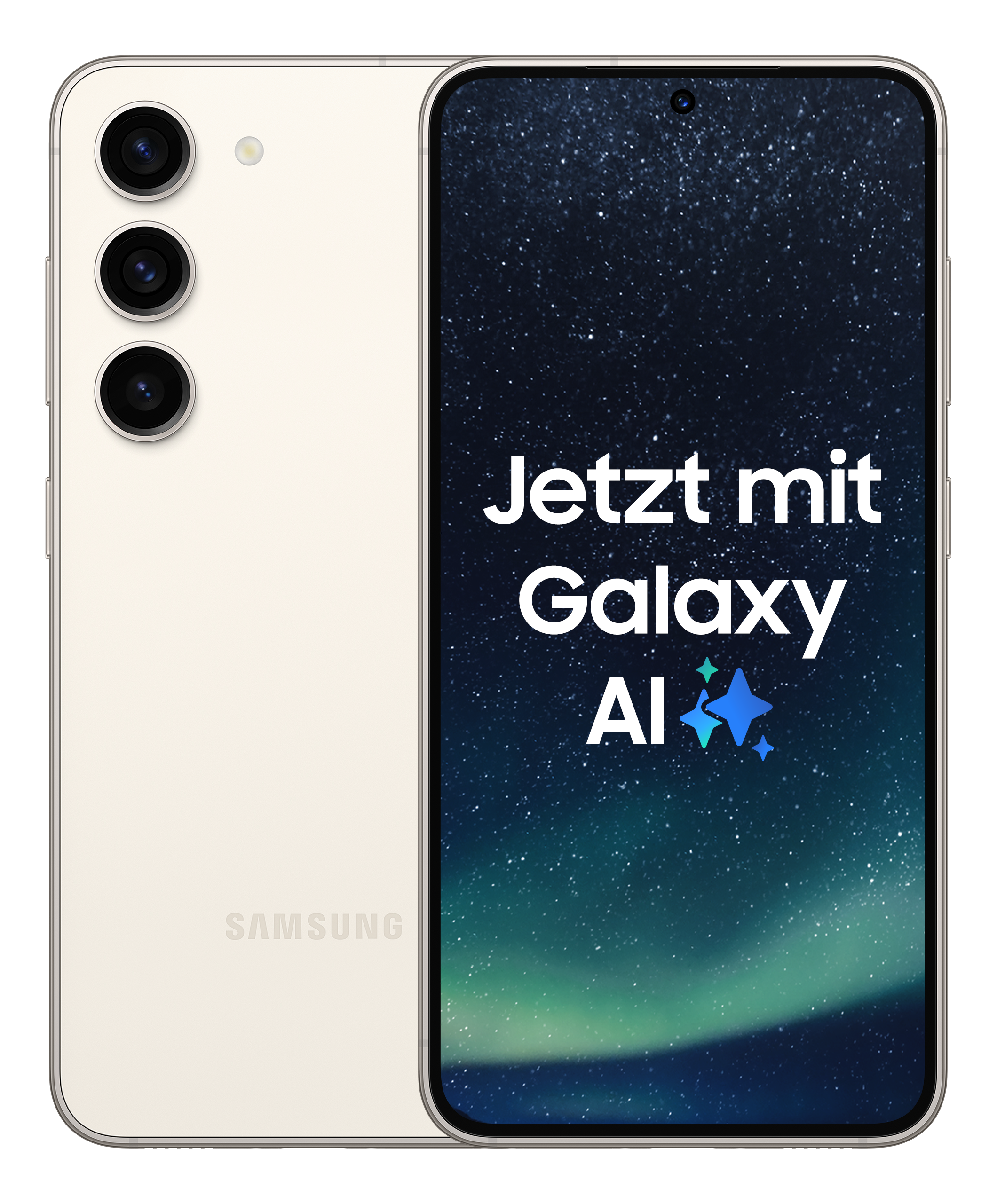 SAMSUNG Galaxy S23 - Smartphone (6.1 ", 256 GB, Cream)