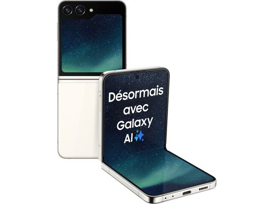 SAMSUNG Galaxy Z Flip5 - Smartphone (6.7 ", 256 GB, Crema)