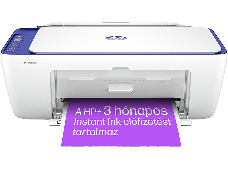 HP DeskJet 2821E multifunkciós színes tintasugaras nyomtató, A4, Wi-Fi, HP+, 3 hónap Instant Ink (588Q2B)