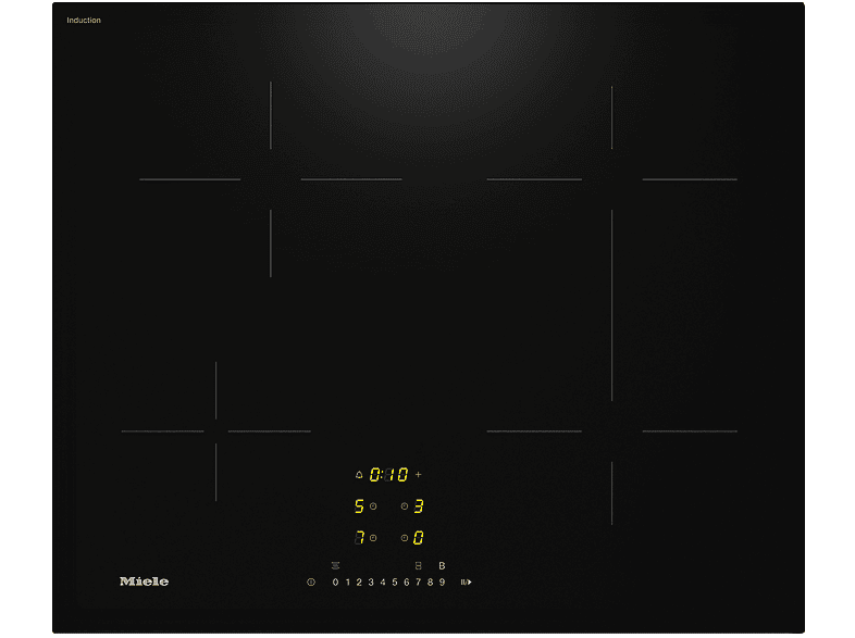 Piano Cottura A Induzione Miele KM 7363 FR, 4 zone cottura, 62,6 cm x 52,6