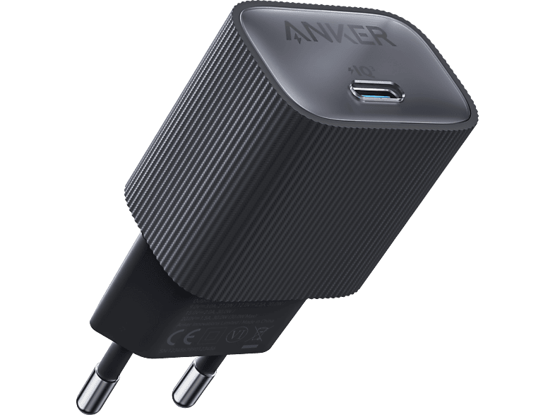 ANKER Nano 4 Wall Charger Schnellladegerät Universal 30 W, Black