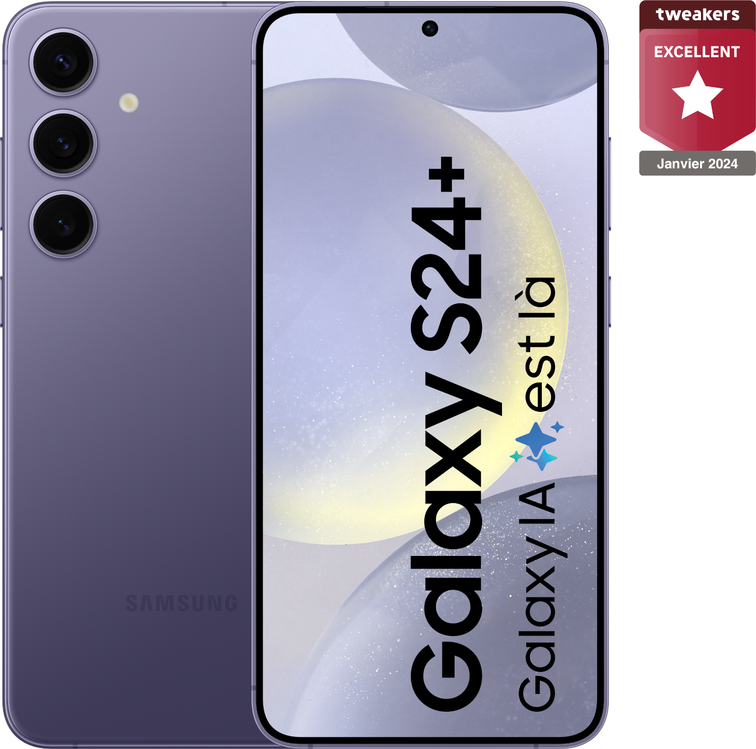 SAMSUNG Smartphone Galaxy S24 Plus 5G 512GB Cobalt Violet (SM