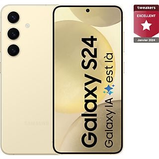 SAMSUNG Smartphone Galaxy S24 5G 256GB Amber Yellow (SM-S921BZYGEUB)