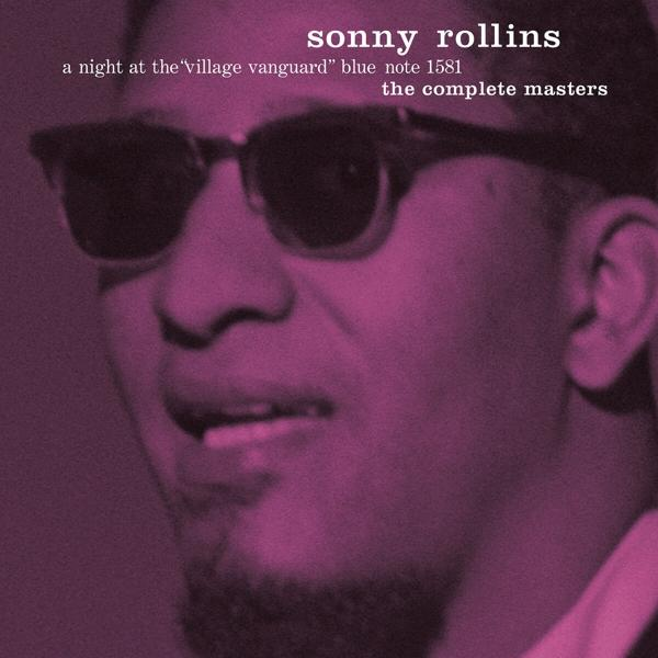 Sonny Rollins album borítója, lila árnyalattal.