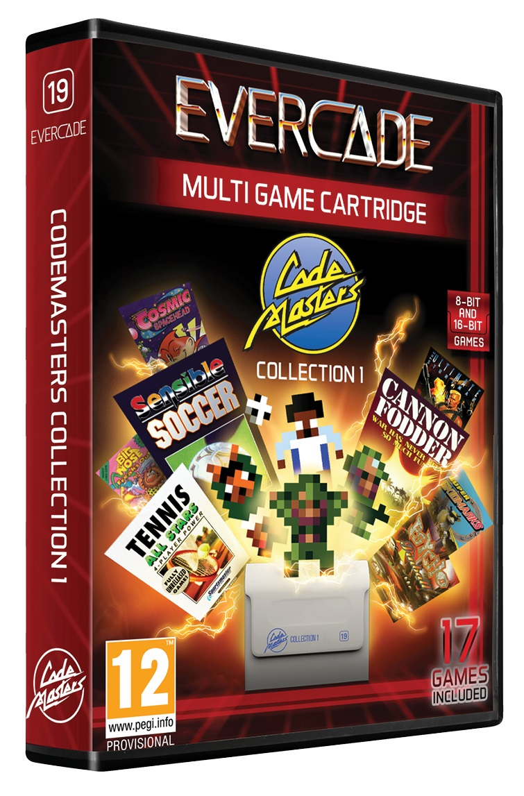 Zestaw gier Evercade Codemasters Kolekcja 1