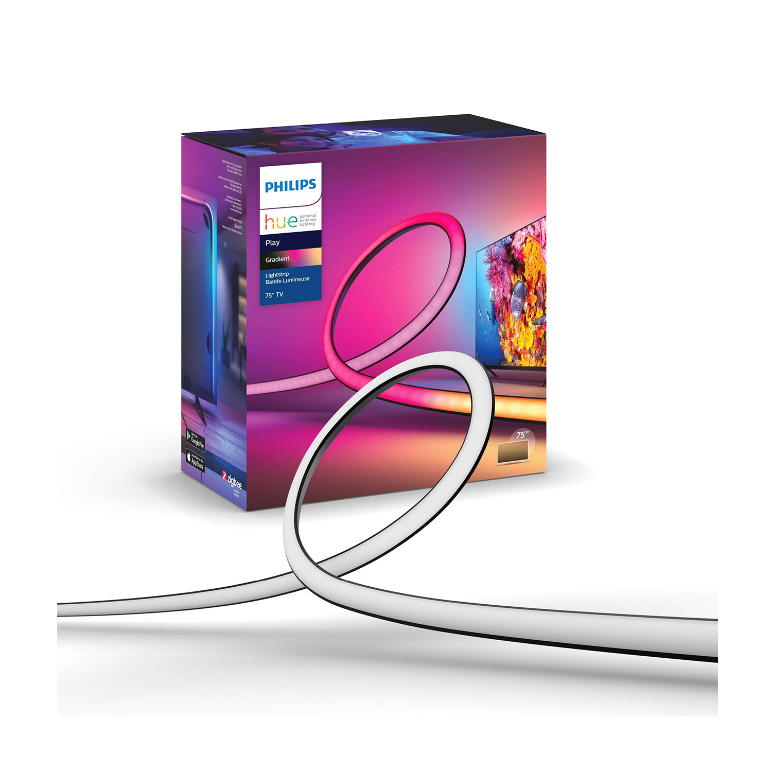 STRISCIA LED PHILIPS HUE Hue Lightstrip Grad 75’’