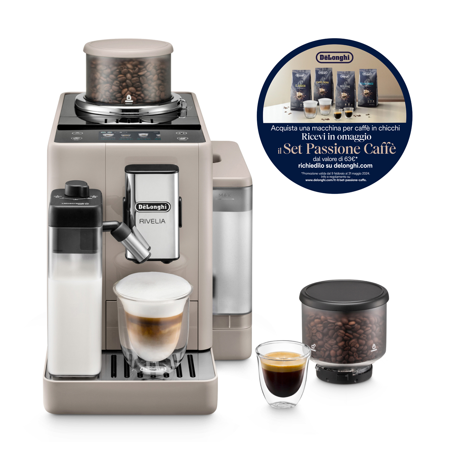 DE'LONGHI Rivelia Macchina Caffè Automatica | MediaWorld