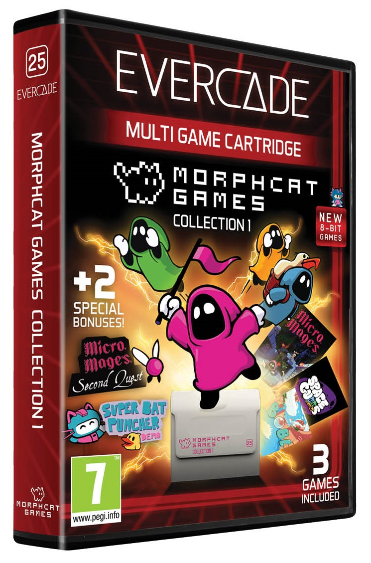 Zestaw gier Evercade Morphcat Games Kolekcja 1
