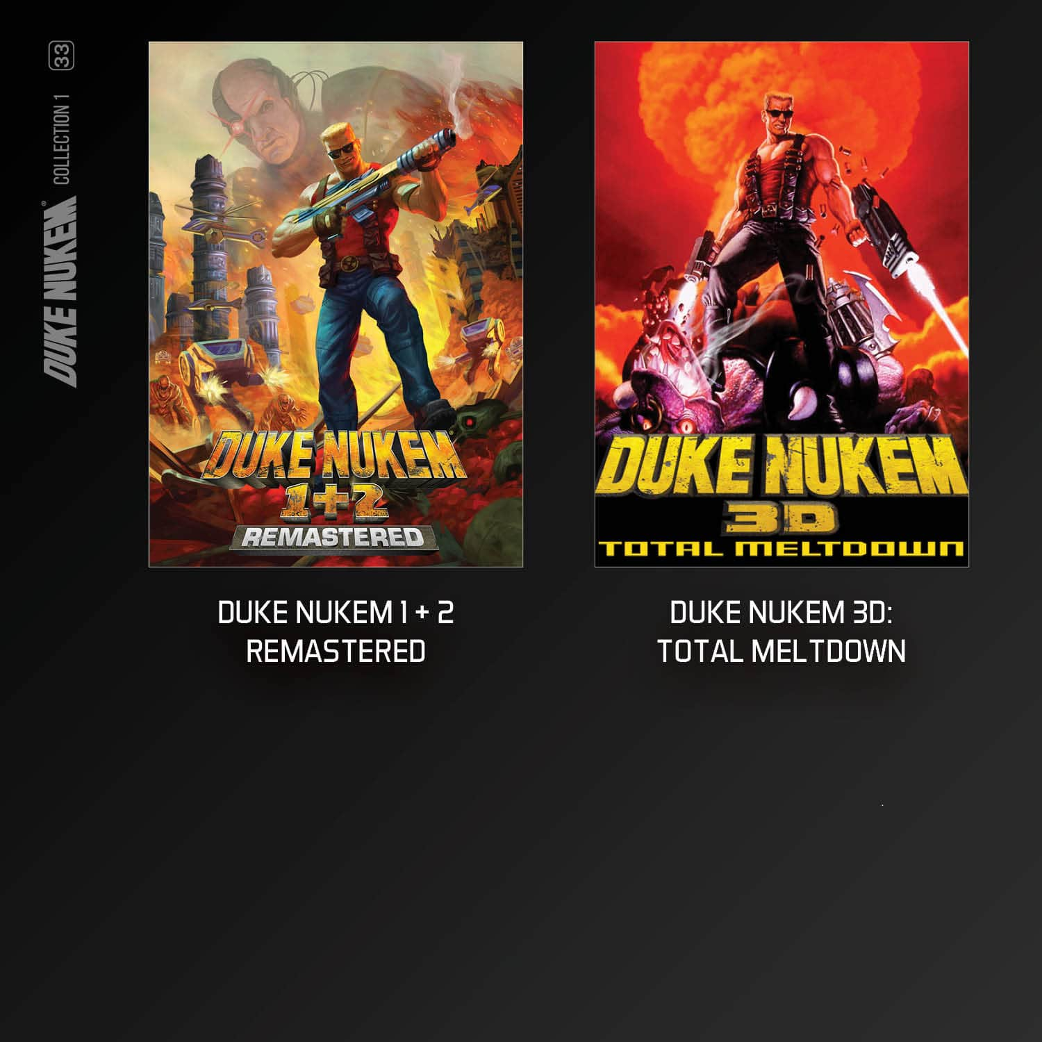 Zestaw gier Evercade Duke Nukem 1 + 2 Remastered / Duke Nukem 3D: Total Meltdown