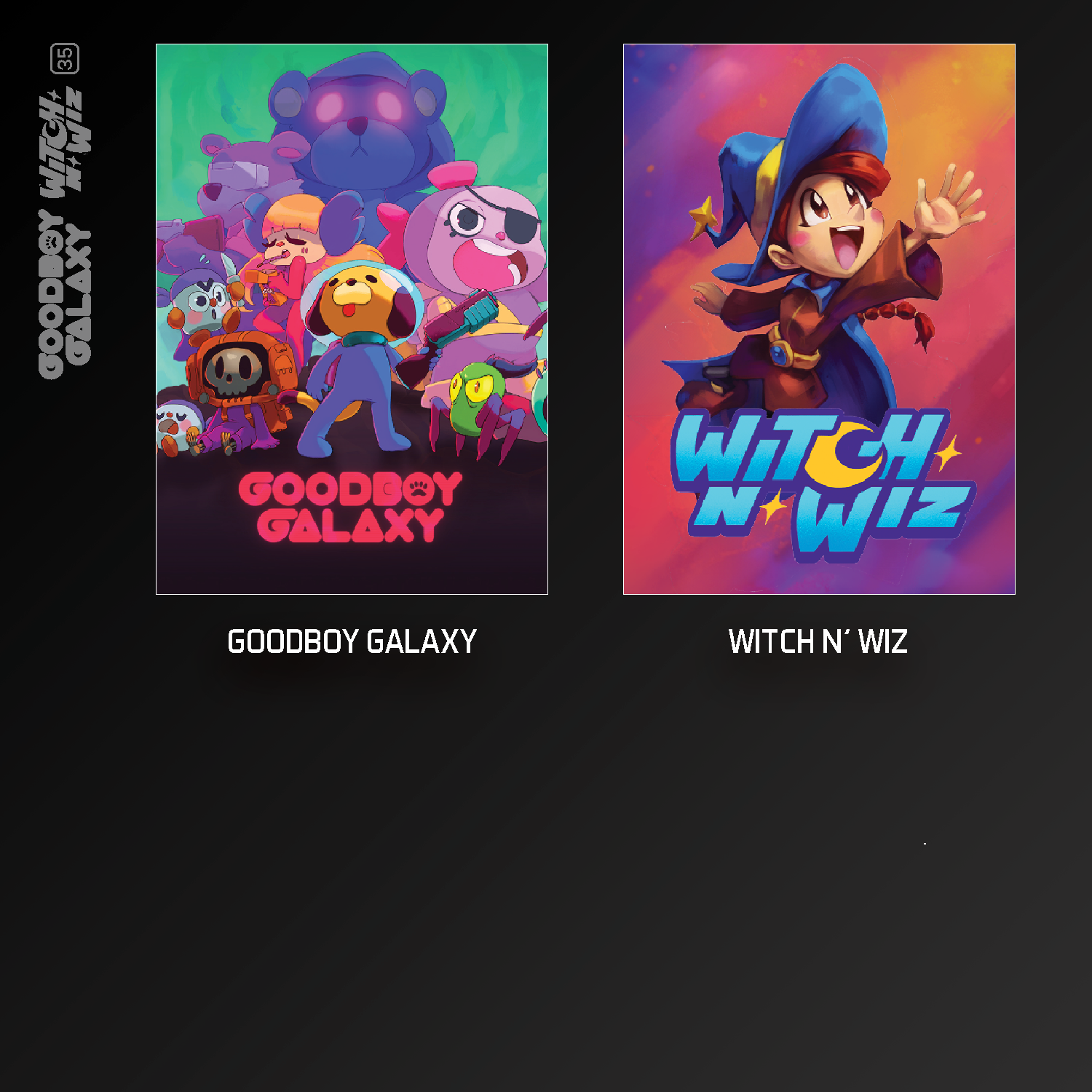 Zestaw gier Evercade Goodboy Galaxy / Witch N’ Wiz