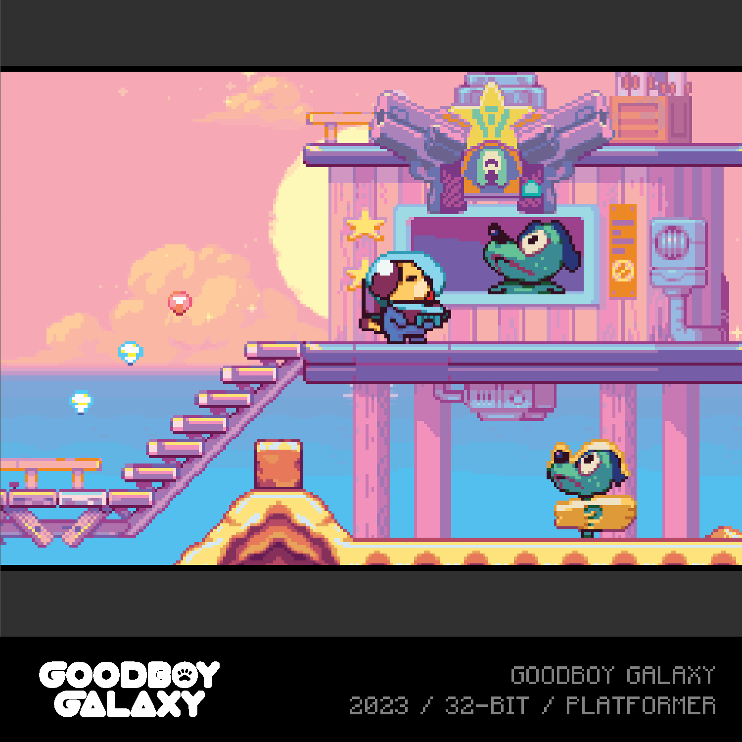 Zestaw gier Evercade Goodboy Galaxy / Witch N’ Wiz