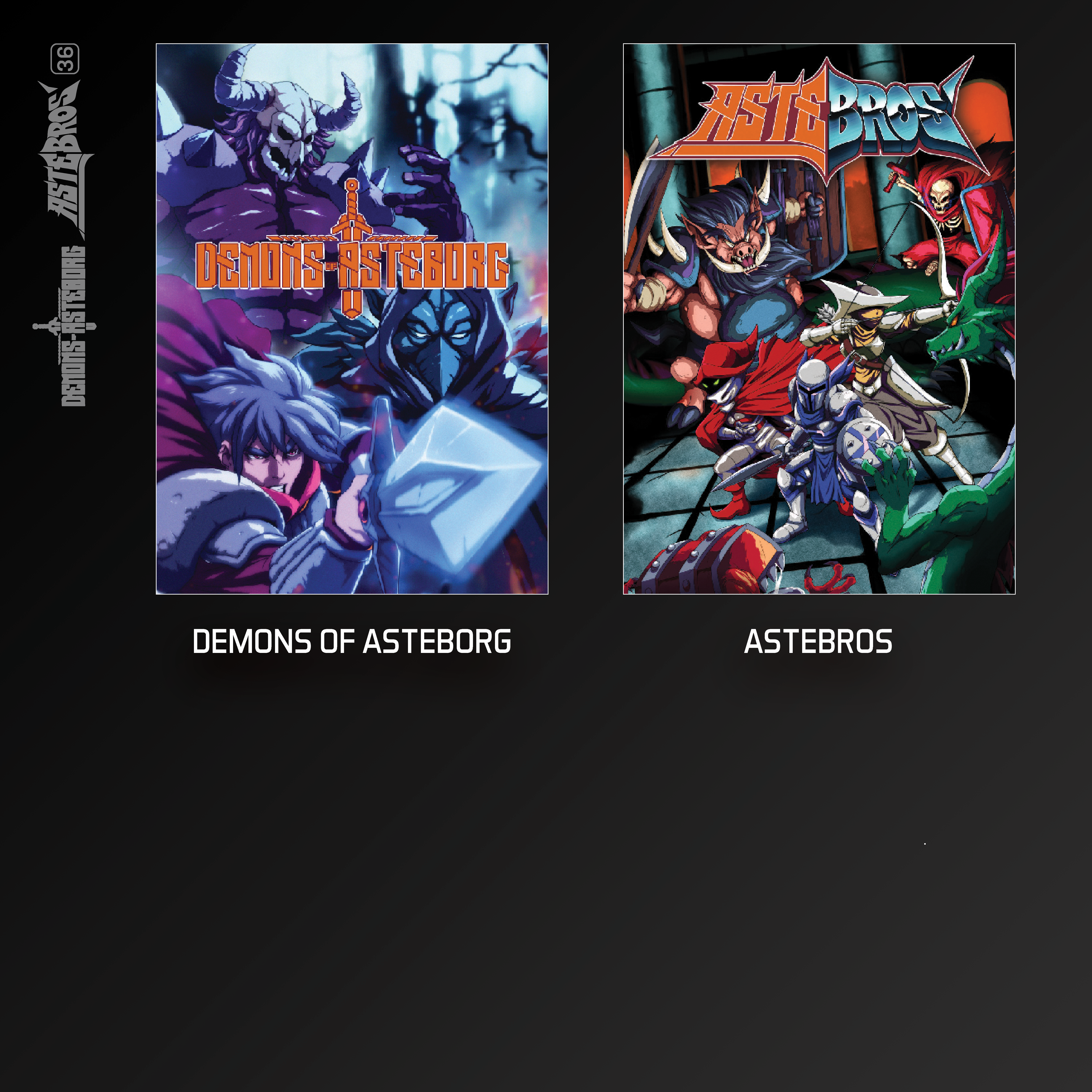 Zestaw gier Evercade Demons of Asteborg / Astebros