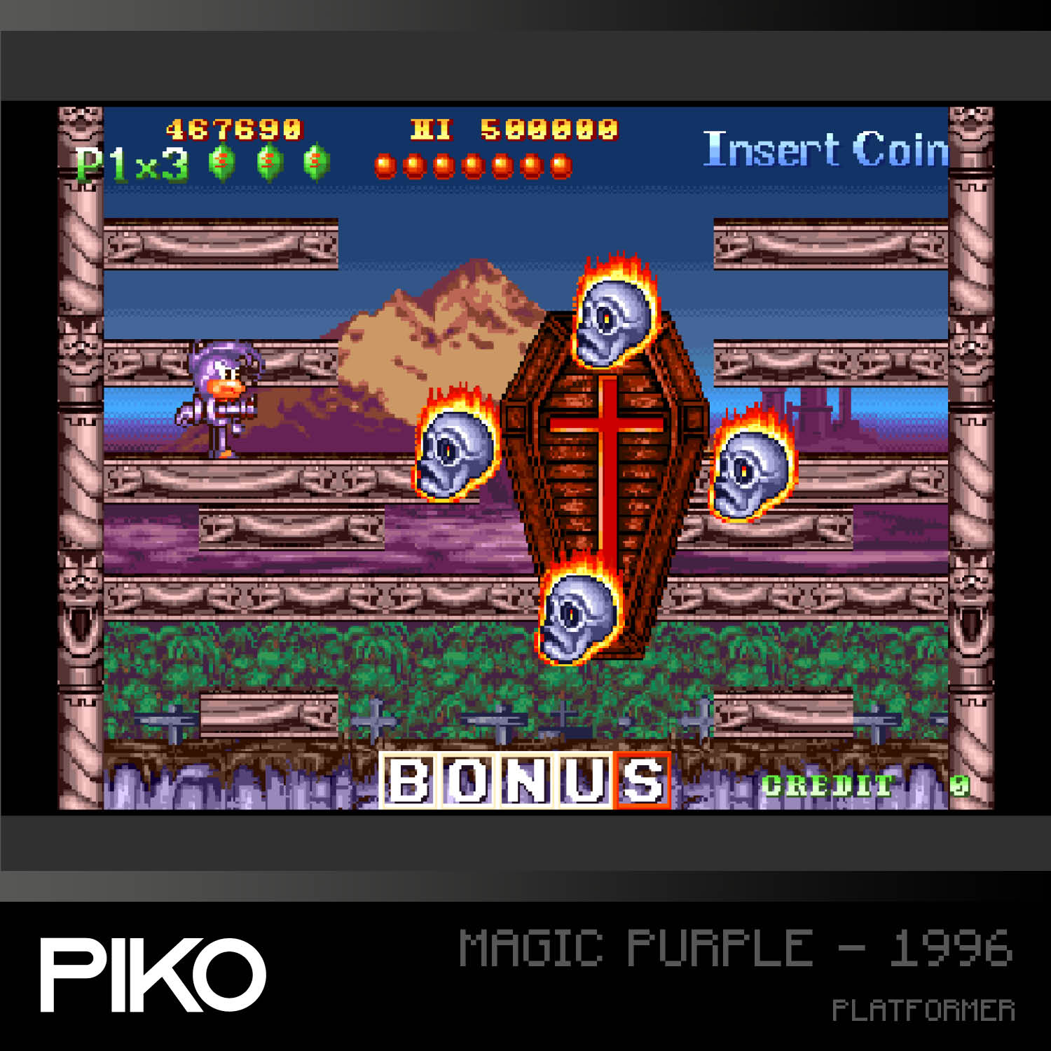 Zestaw gier Evercade Piko Arcade 1