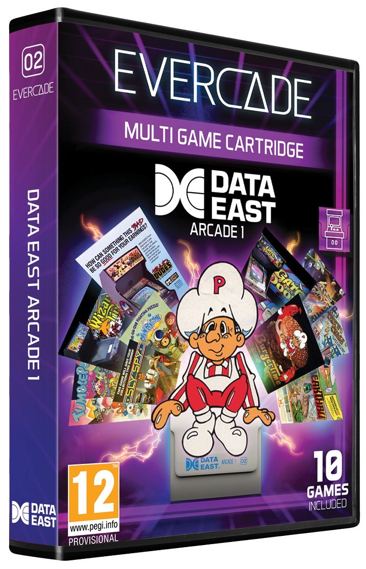 Zestaw gier Evercade Data East Arcade 1