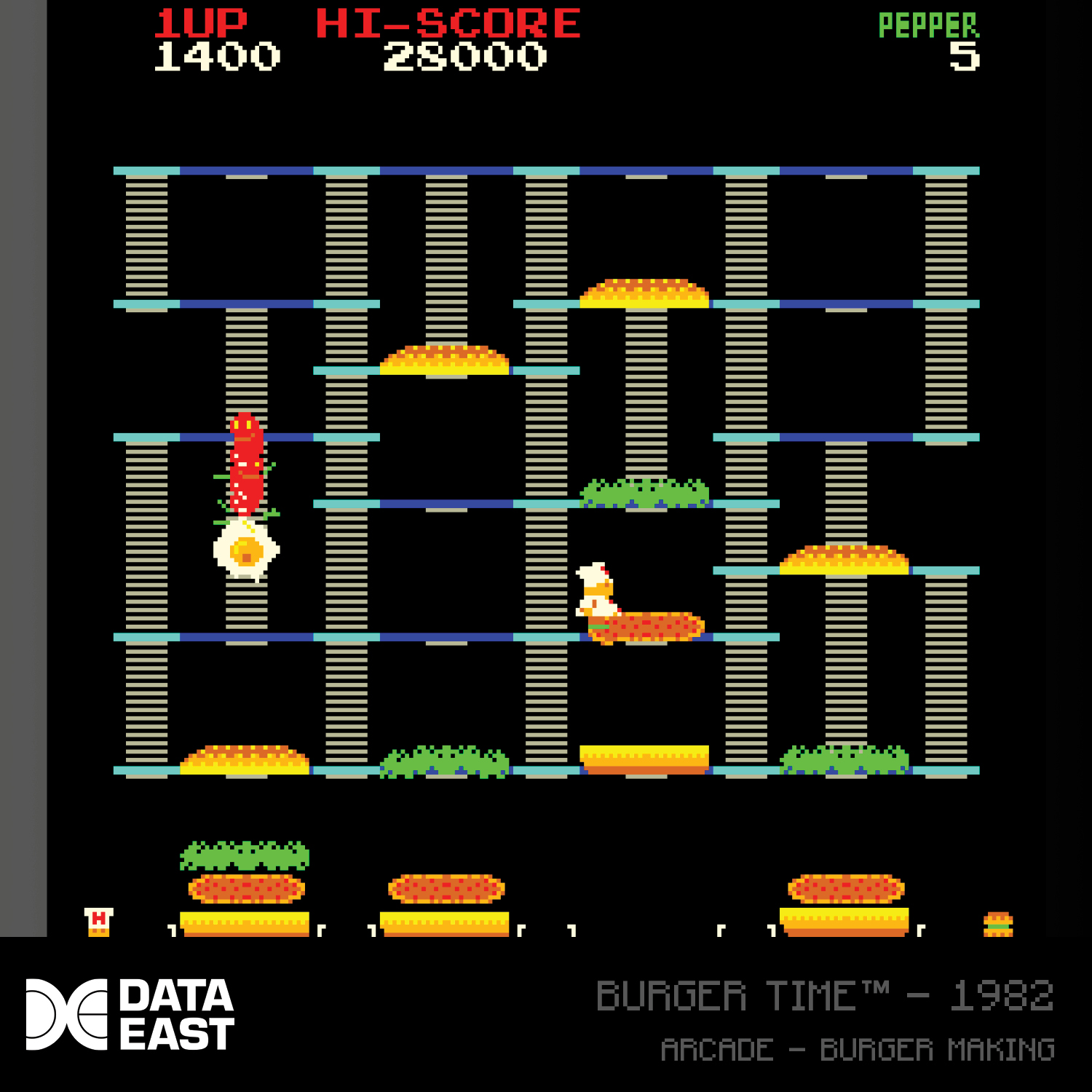 Zestaw gier Evercade Data East Arcade 1