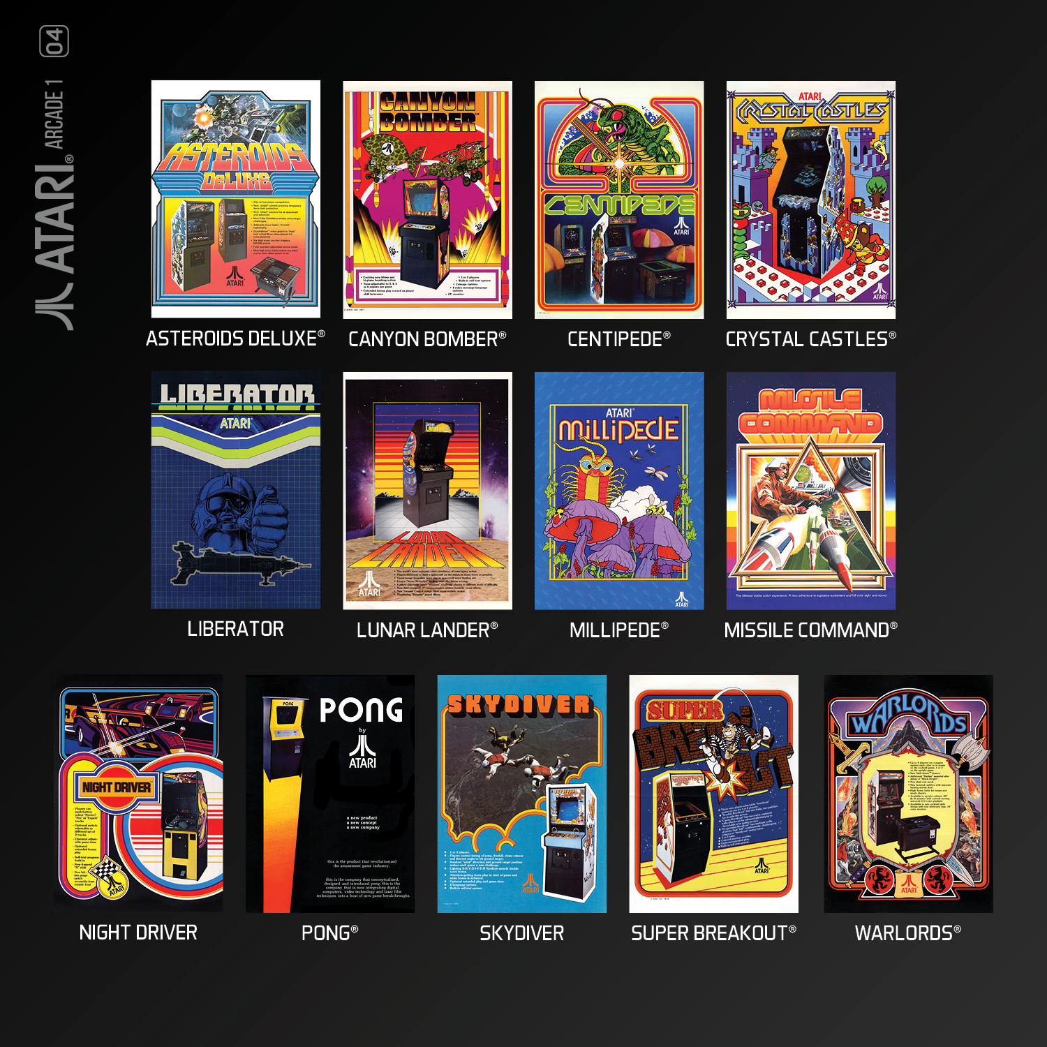 Zestaw gier Evercade Atari Arcade 1
