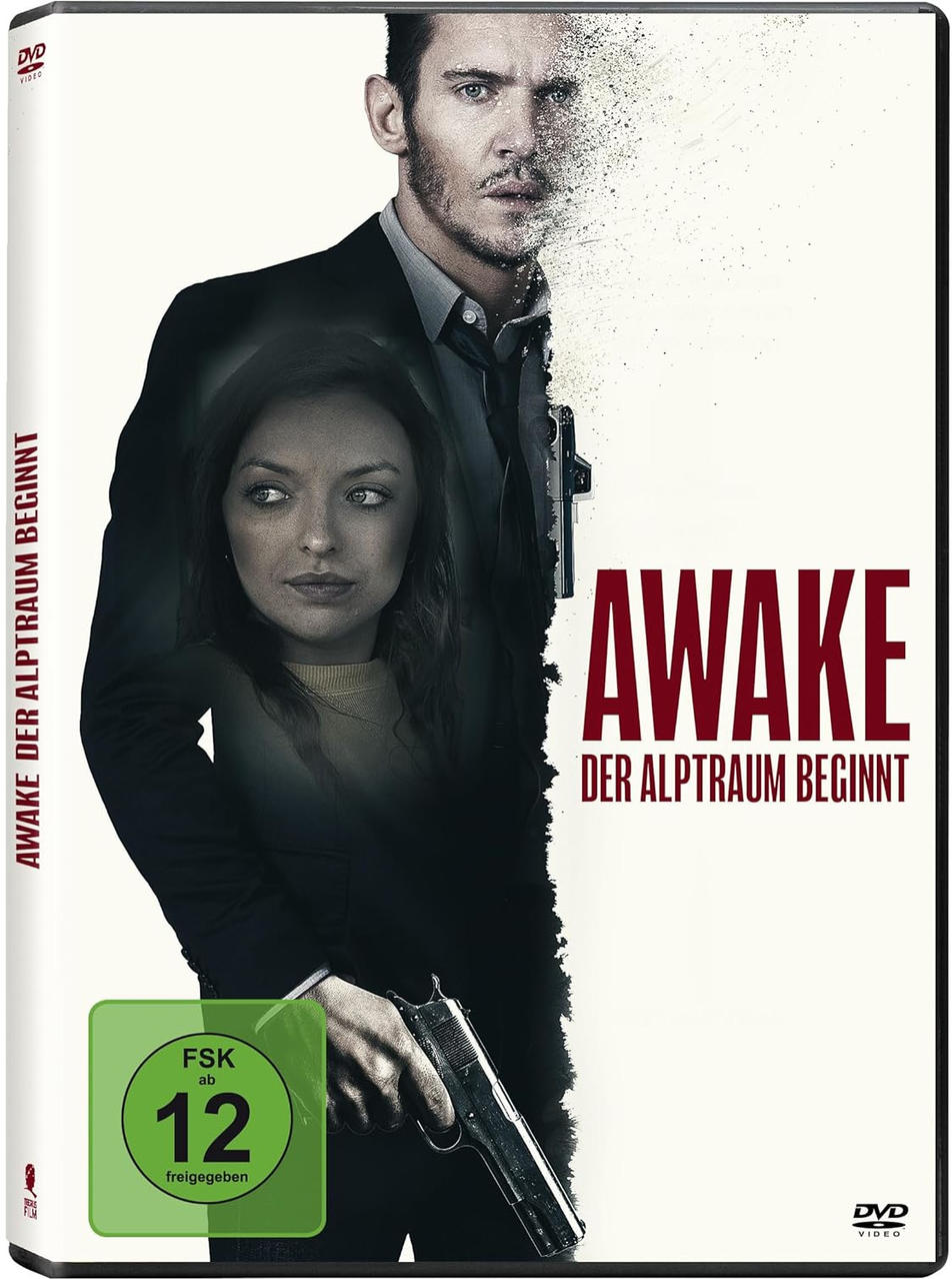 DVD-Cover mit Mann und Frau, einer Waffe und Titeltext.