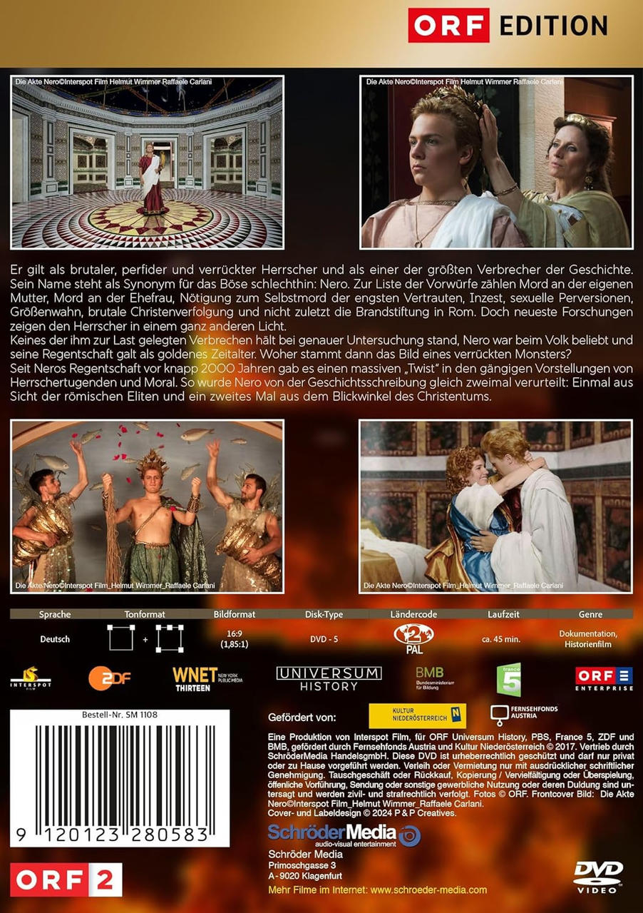 Rückseite einer DVD-Hülle für einen Film. Text und Bilder des Films sind sichtbar. Es ist auf Deutsch.