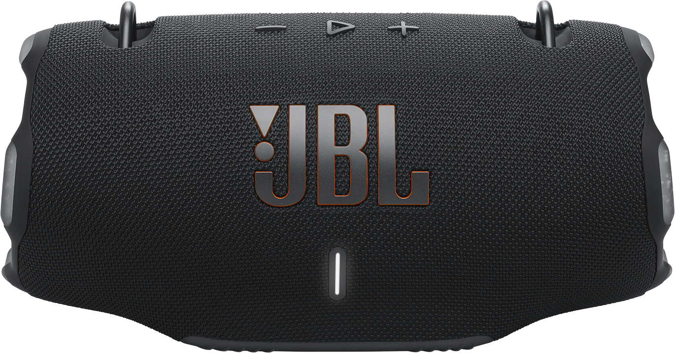 Fekete JBL hangszóró logóval.