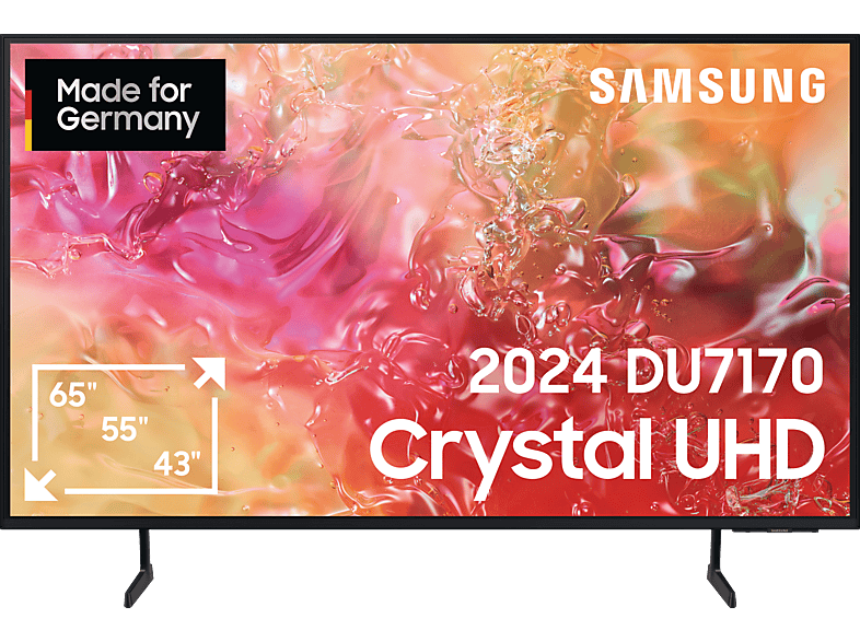 SAMSUNG GU65DU7170U LED TV (Flat, 65 Zoll / 163 cm, UHD 4K, SMART TV ...