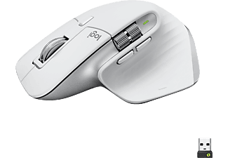 LOGITECH MX Master 3S vezeték nélküli optikai egér, Bluetooth, halványszürke (910-006560)