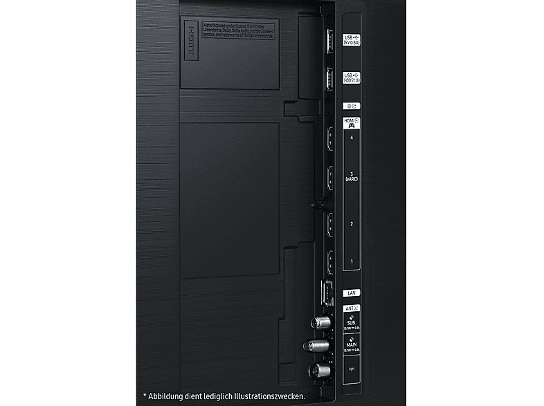 SAMSUNG GQ85QN85D Mini LED / Neo QLED TV (Flat, 85 Zoll 214 cm, UHD 4K, SMART TV, Tizen)