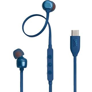 Auriculares de botón - JBL TUNE 310 USB-C, Intraurales, Azul